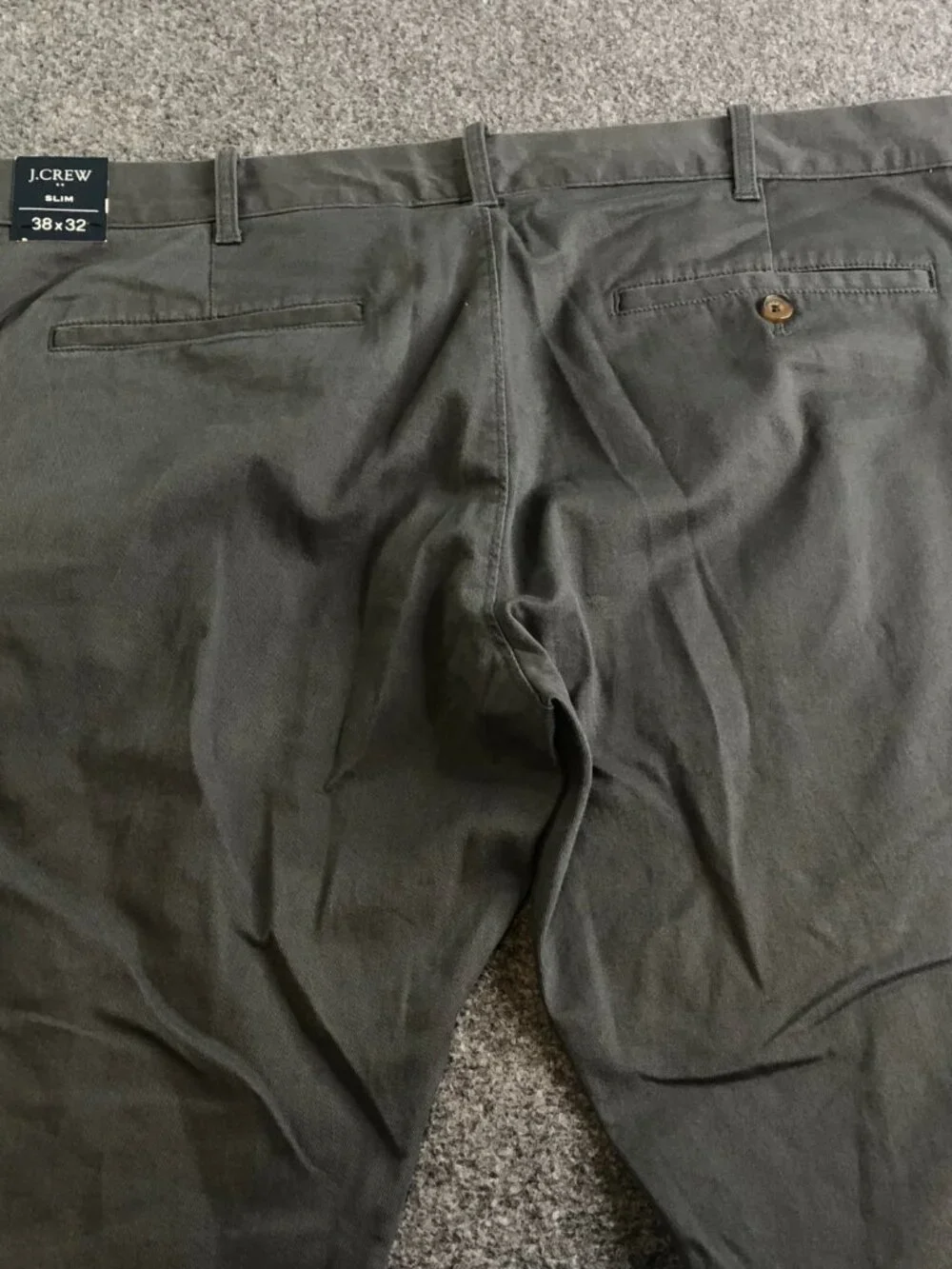 J. Crew Pants Mens 38x32 Straight Slim Comfort Stretch Casual Flex Cotton